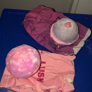Lush bath bombs